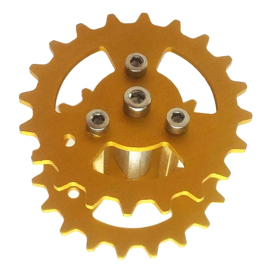 TWS-03 Metal Crawler Driving Wheel with Coupler for Tank Car Chassis  Gold