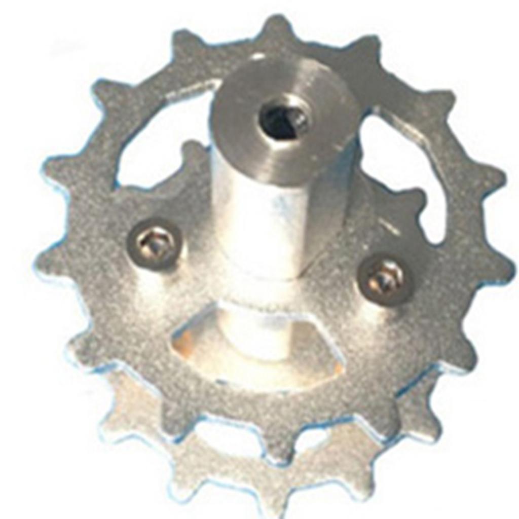 TWS-03 Metal Crawler Driving Wheel with Coupler for Tank Car Chassis  Silver