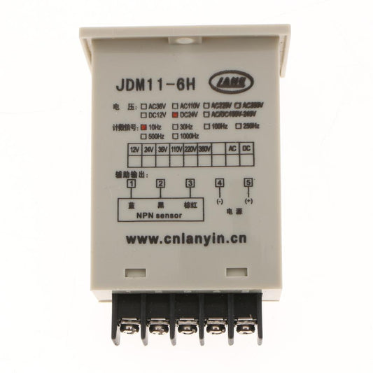 JDM11-6H Electronic Counter Sensor LED Display five pin AC220V