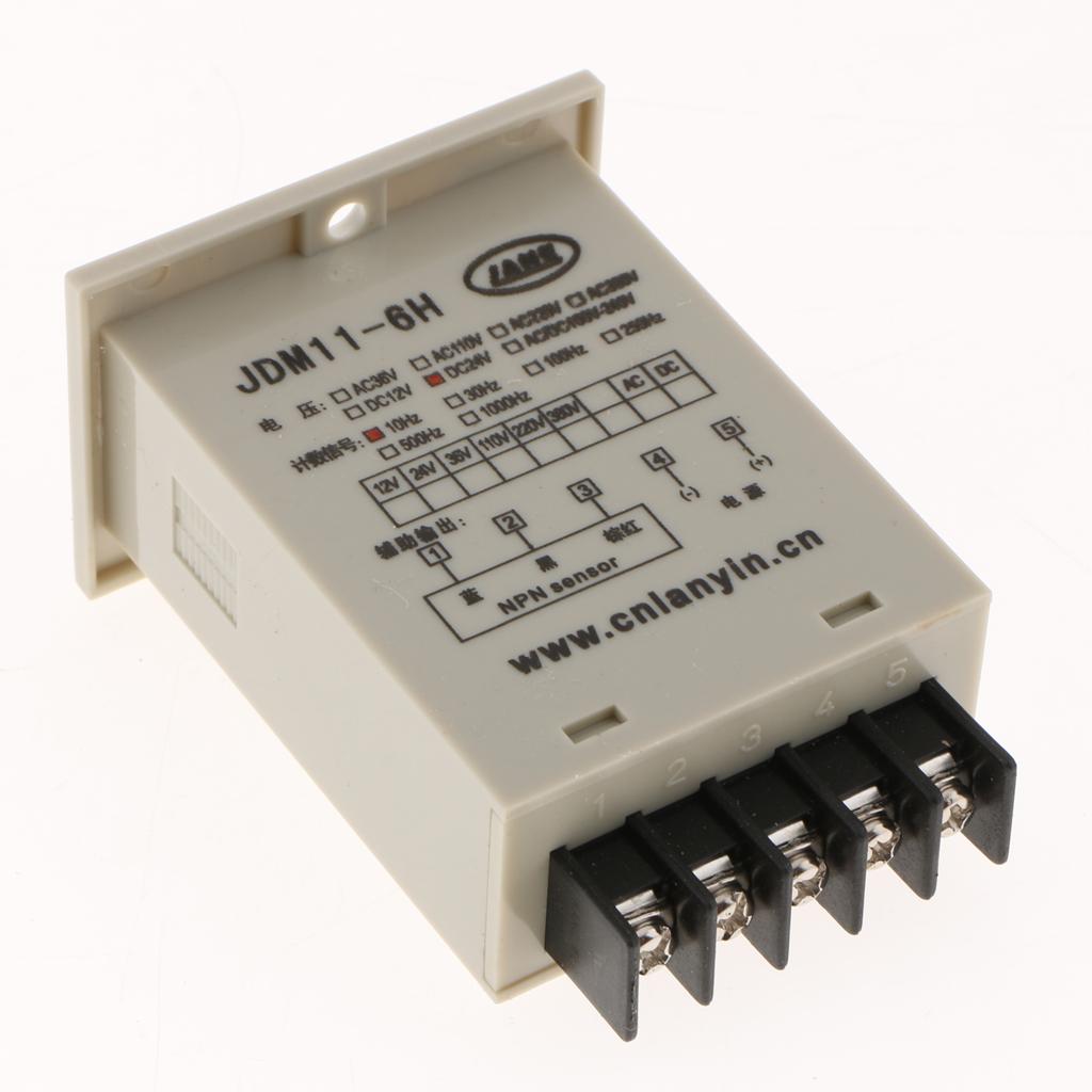 JDM11-6H Electronic Counter Sensor LED Display five pin AC220V
