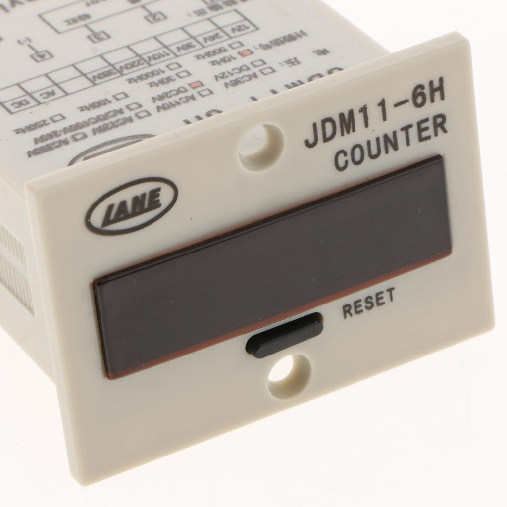 JDM11-6H Electronic Counter Sensor LED Display five pin AC220V
