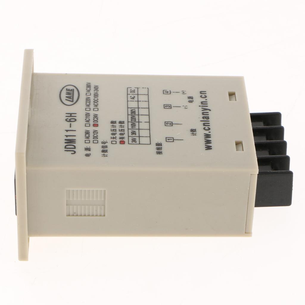 JDM11-6H Electronic Counter Sensor LED Display four pin DC24V