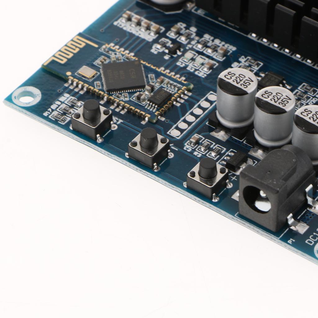 TPA3116D2 Wireless BT 4.0 Dual Channel 120W+120W Audio Receiver Digital Amplifier Board DC 12V-24V for DIY Home Sound Car Audio