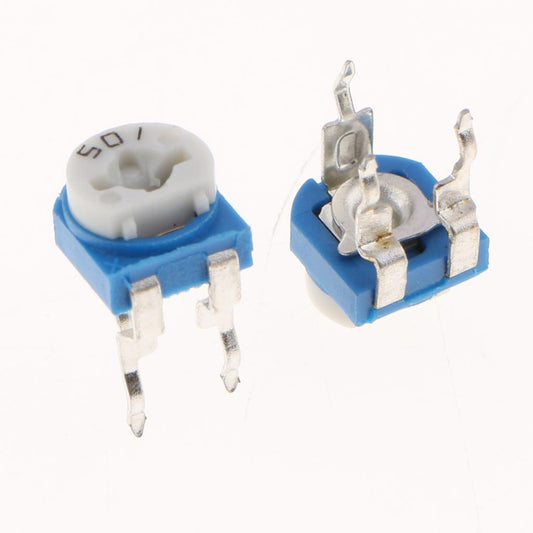 50x-10-Values-Linear-Trimmer-Potentiometer-Variable-Resistor-3-Terminal-500R