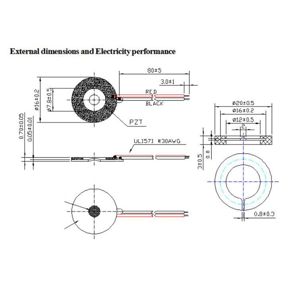 D16mm Ultrasonic Mist Maker Fogger Atomize