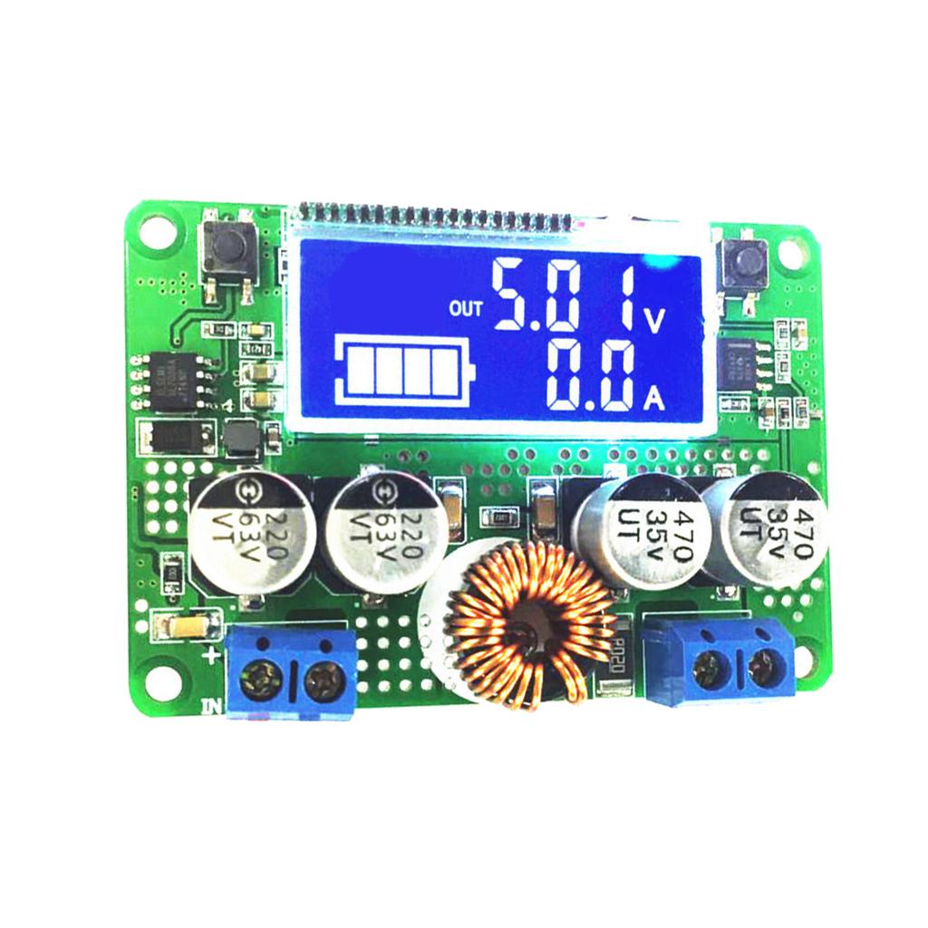DC DC 48V Push button Adjustable Step down 7A LCD Current Meter Display