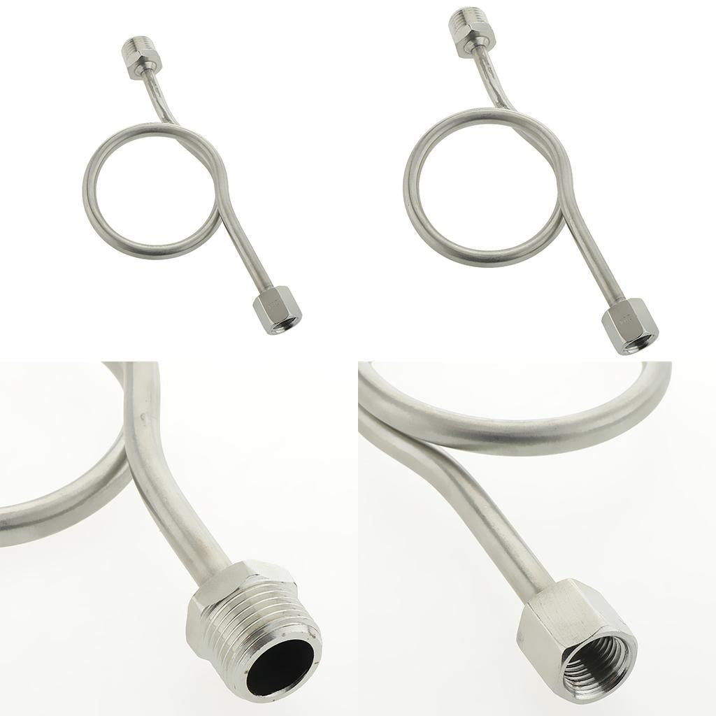 Stainless Steel Buffer Coil Elbow Tube Pipe Valve For Pressure Gauge M20x1.5