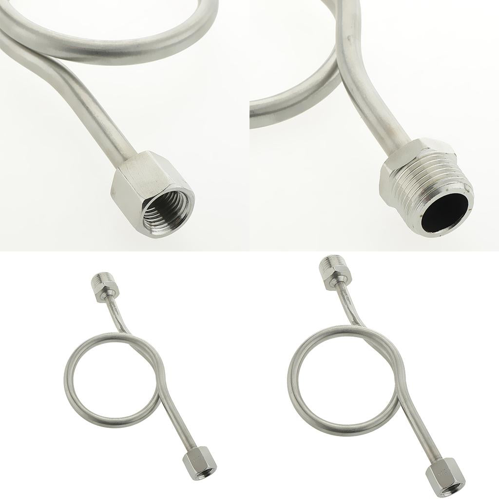 Stainless Steel Buffer Coil Elbow Tube Pipe Valve For Pressure Gauge M20x1.5