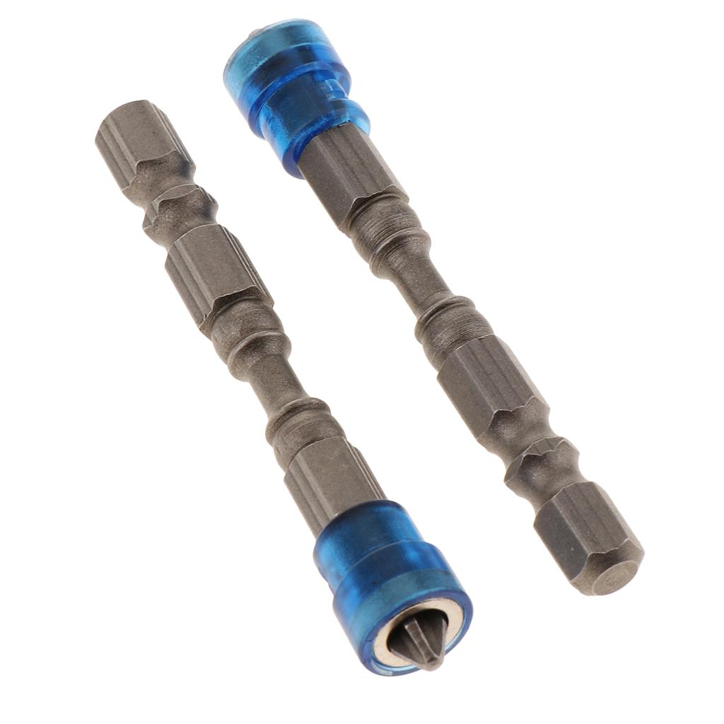5 in 1 Phillips Cross Screwdriver Bit Set Hex for Drill Screw Driver Blue
