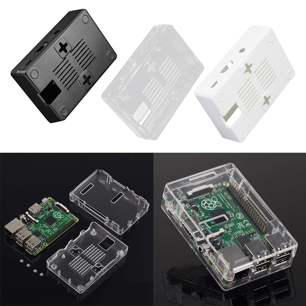 Case Housing Shell Enclosure for the Raspberry Pi Model 3B 2B+ Black