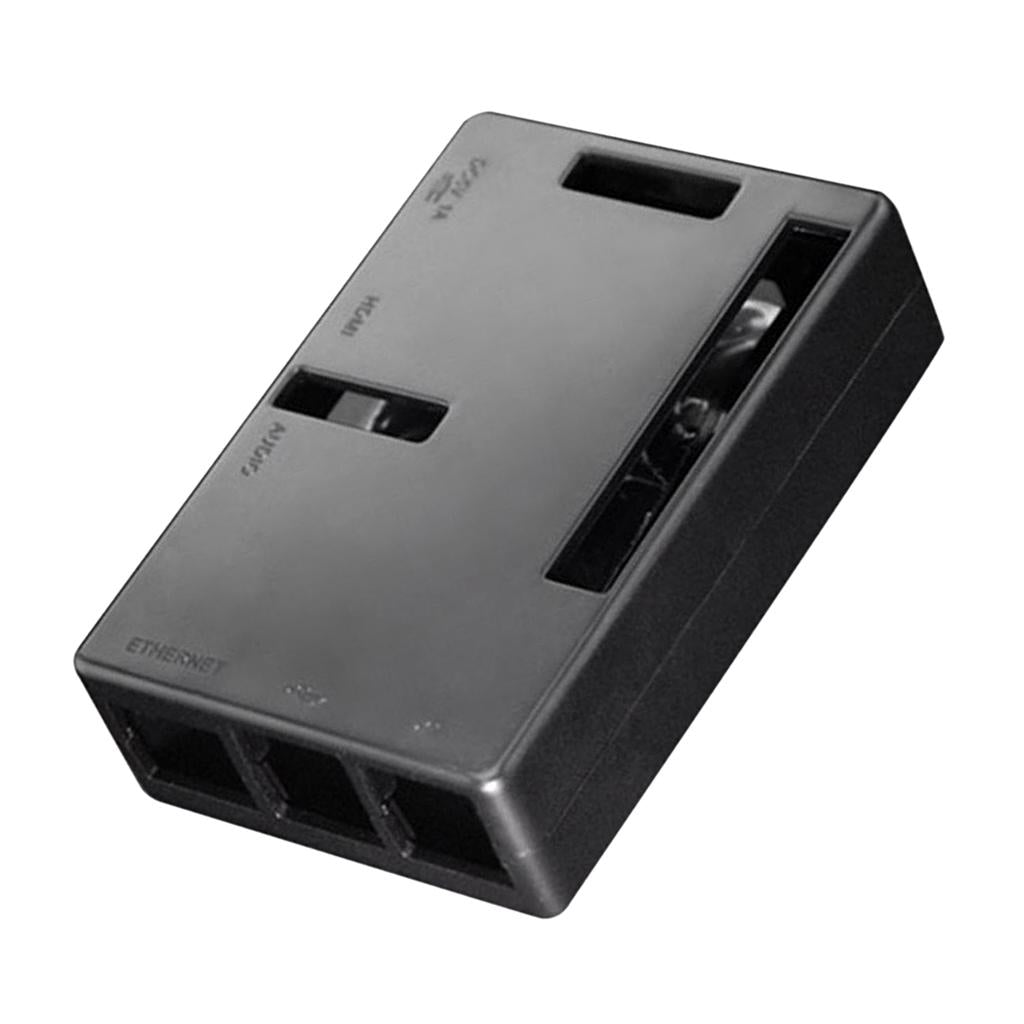 Case Housing Shell Enclosure for the Raspberry Pi Model 3B 2B+ Black