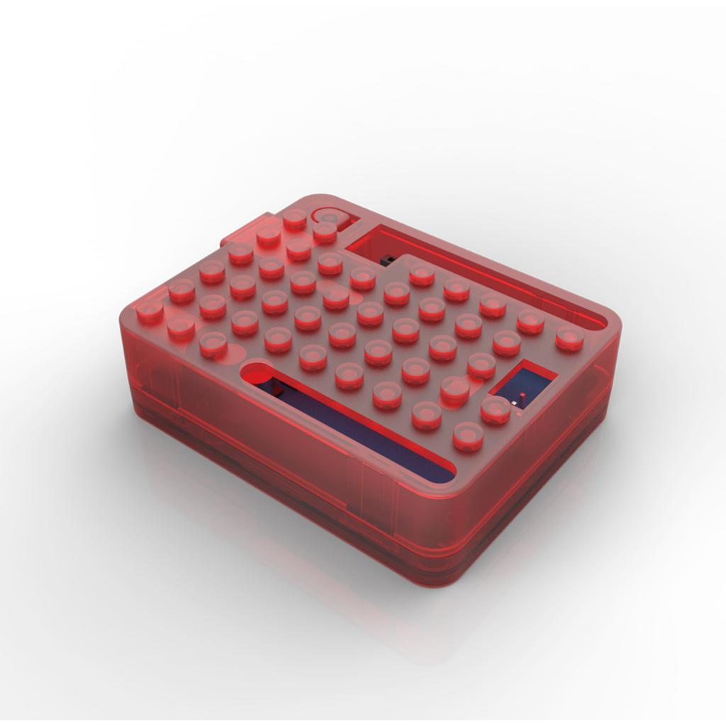 Case Enclosure for Raspberry Pi UNO R3 Model Red