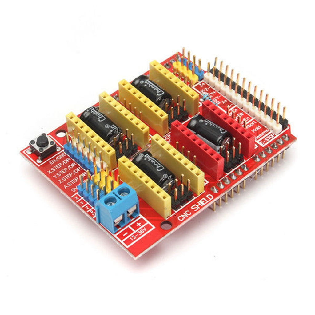 3D Printer Kit with USB Cable + CNC Shield Board + 4pcs A4988 Stepper Motor Driver with Heatsink + R3 Board Smart Display Controller