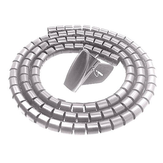 PE-Cable-Sleeve-Cable-Bundler-Management-Cord-Organizer-System-Silver