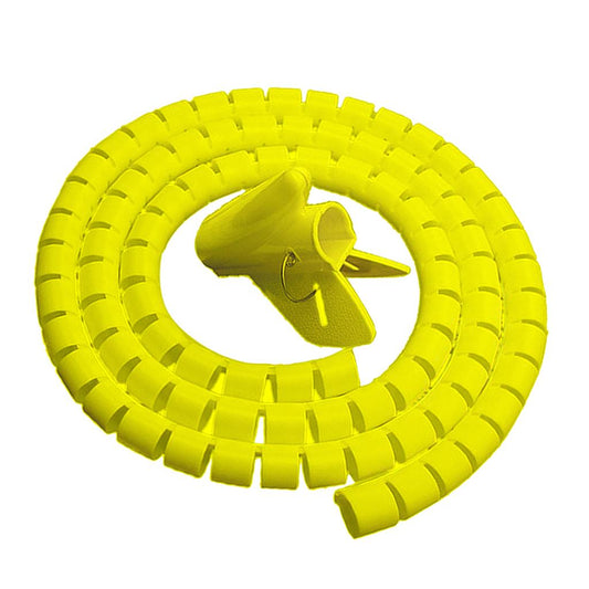 PE-Cable-Sleeve-Cable-Bundler-Management-Cord-Organizer-System-Yellow