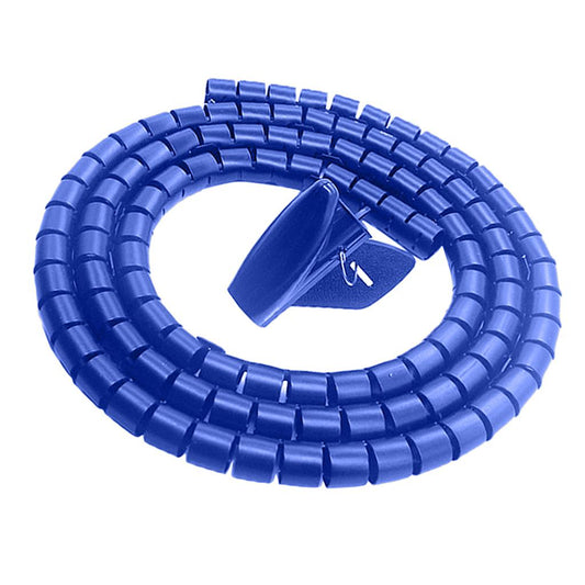 PE-Cable-Sleeve-Cable-Bundler-Management-Cord-Organizer-System-Blue