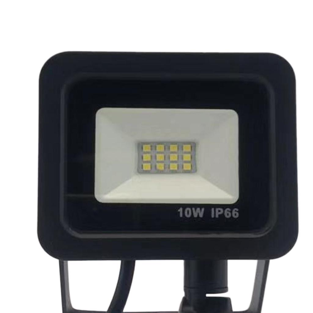 Ultra thin LED Induction Flood Light Outdoor Waterproof Floodlight 10W