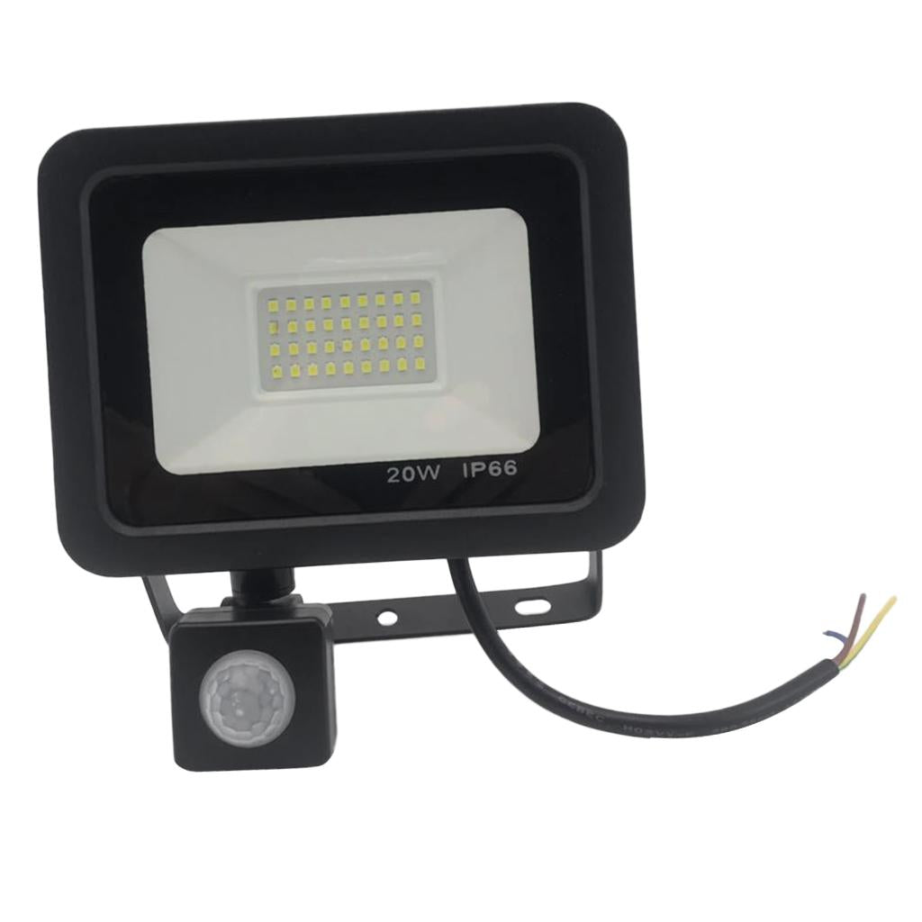 Ultra thin LED Induction Flood Light Outdoor Waterproof Floodlight 20W