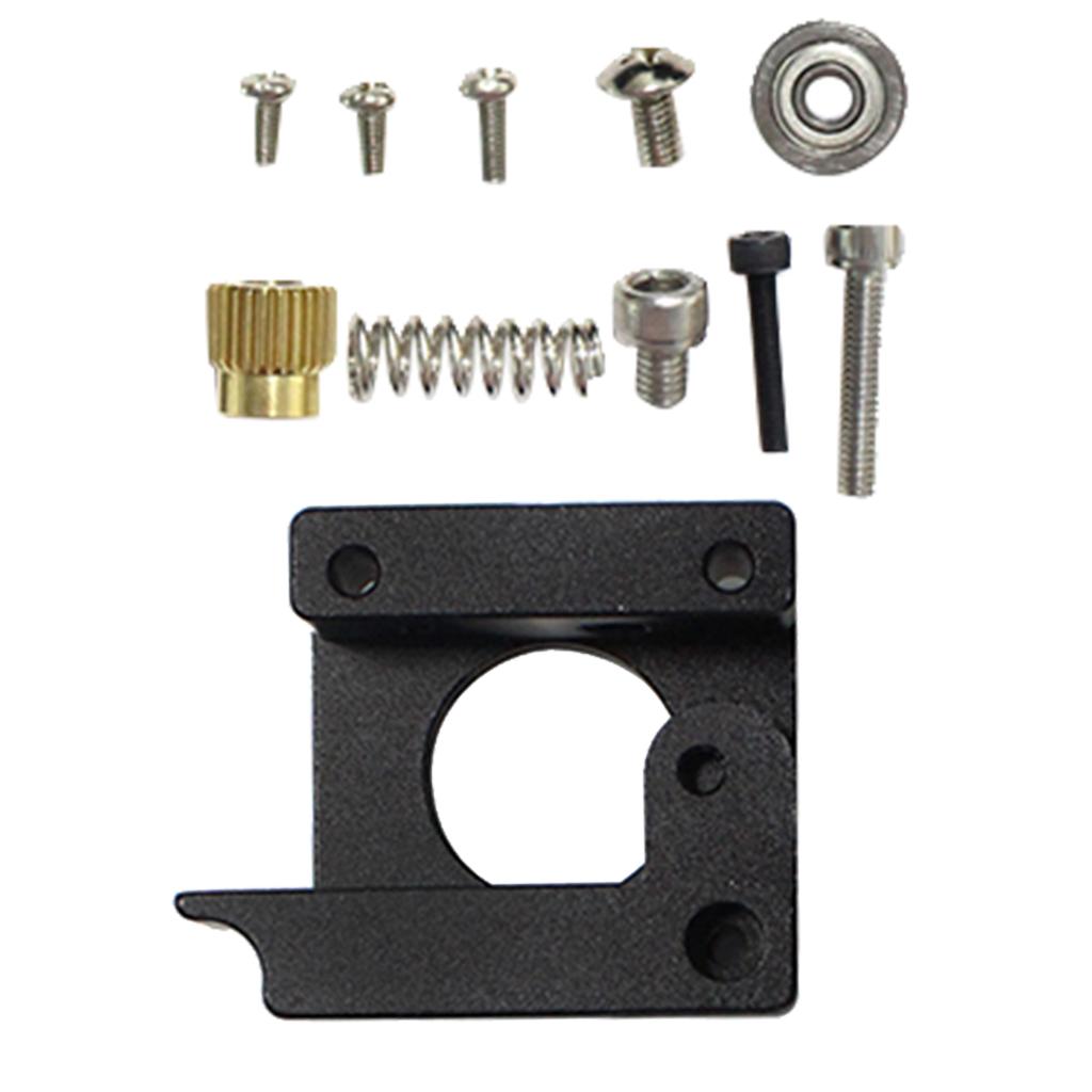 MK8 Aluminum Alloy Black Extruder 3D Printer Accessories DIY Kit Right Hand