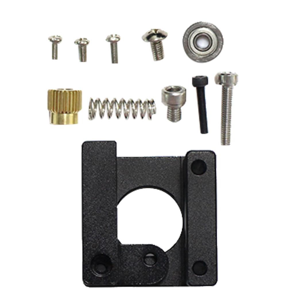 MK8 Aluminum Alloy Black Extruder 3D Printer Accessories DIY Kit Short Hand