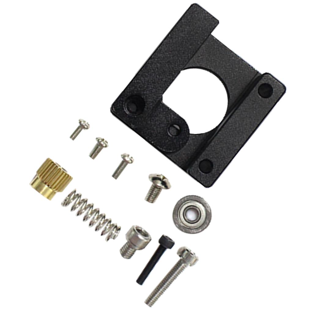 MK8 Aluminum Alloy Black Extruder 3D Printer Accessories DIY Kit Short Hand