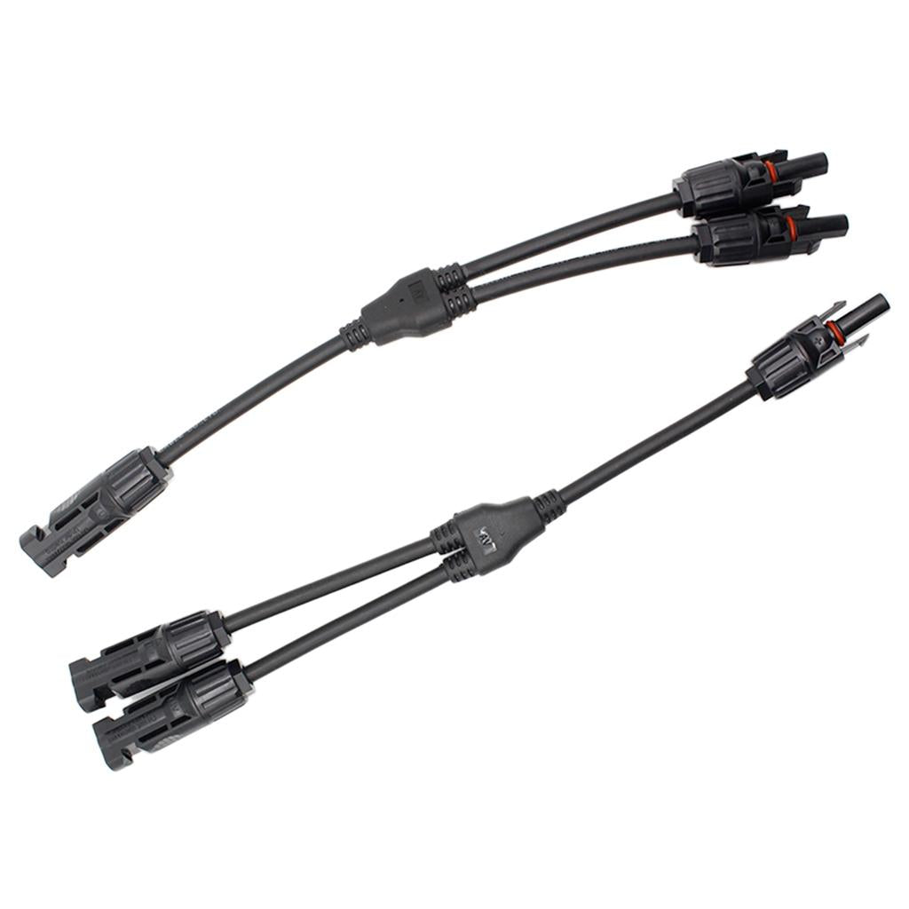 MC4 Solar Panel Cable Y Branch Connector Adapter Splitter Combiner Parallel