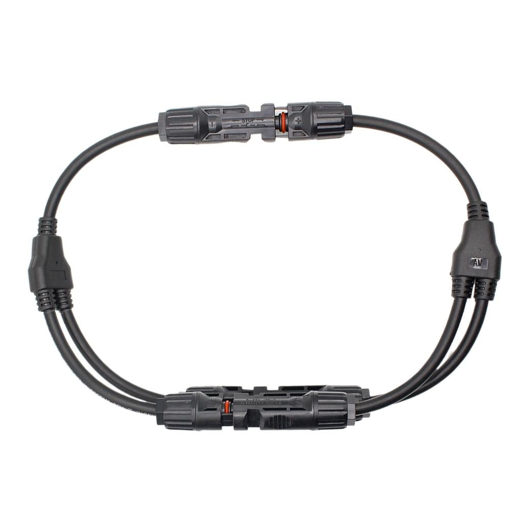 MC4 Solar Panel Cable Y Branch Connector Adapter Splitter Combiner Parallel