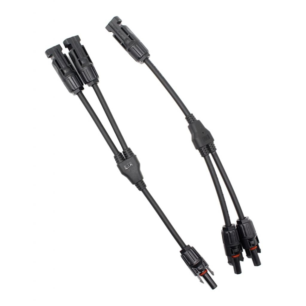 MC4 Solar Panel Cable Y Branch Connector Adapter Splitter Combiner Parallel