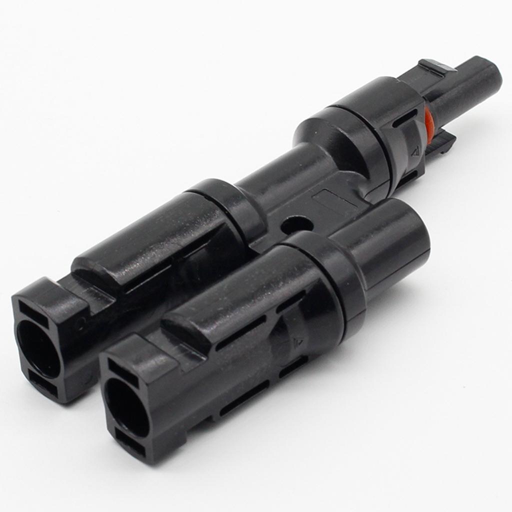 MC4 Solar Panel Cable Branch Connector Adapter T Type MMF+FFM Cable
