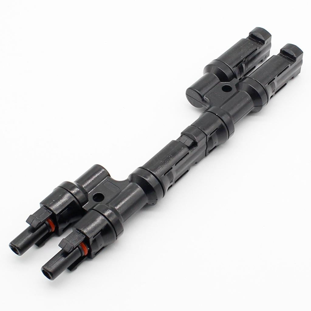 MC4 Solar Panel Cable Branch Connector Adapter T Type MMF+FFM Cable