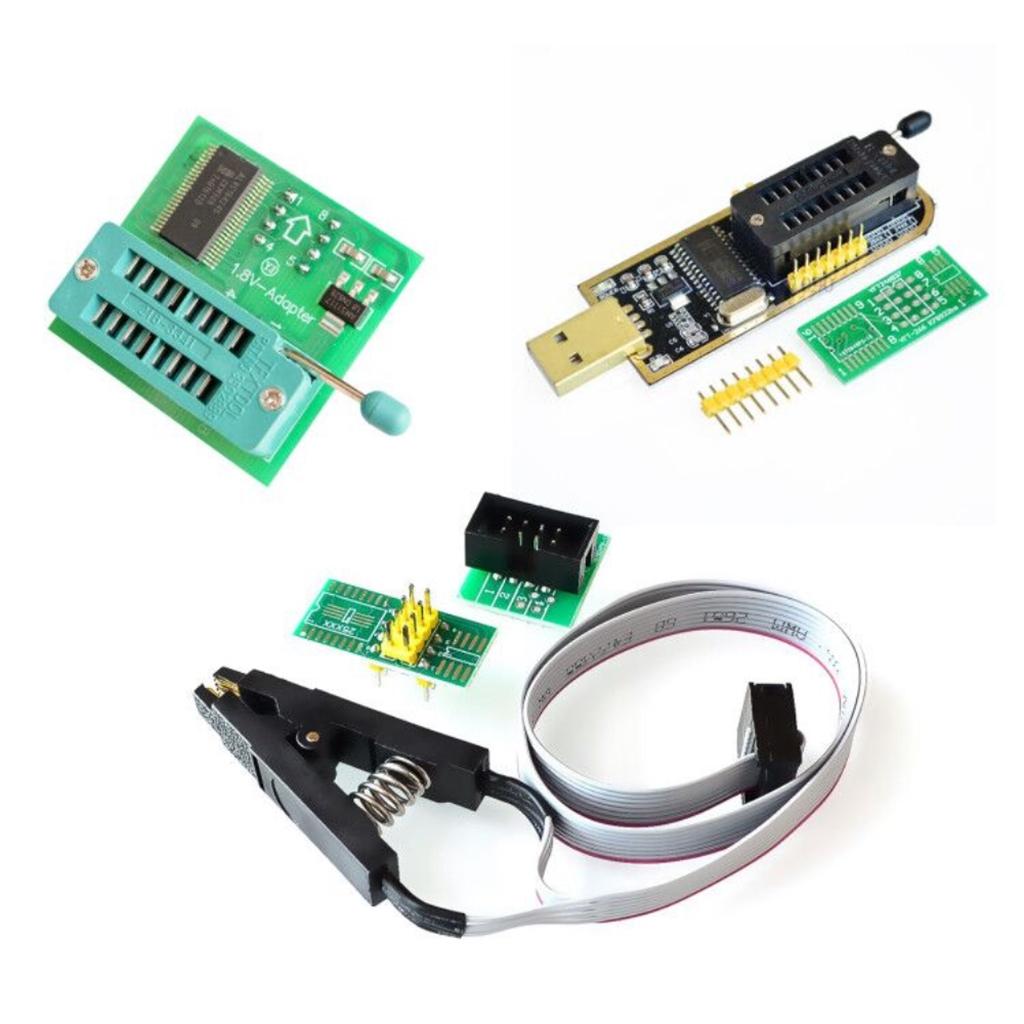 Multifuntion H341A 24 25 Series EEPROM USB 1.8v SOIC8 SOP8 Socket Adapter