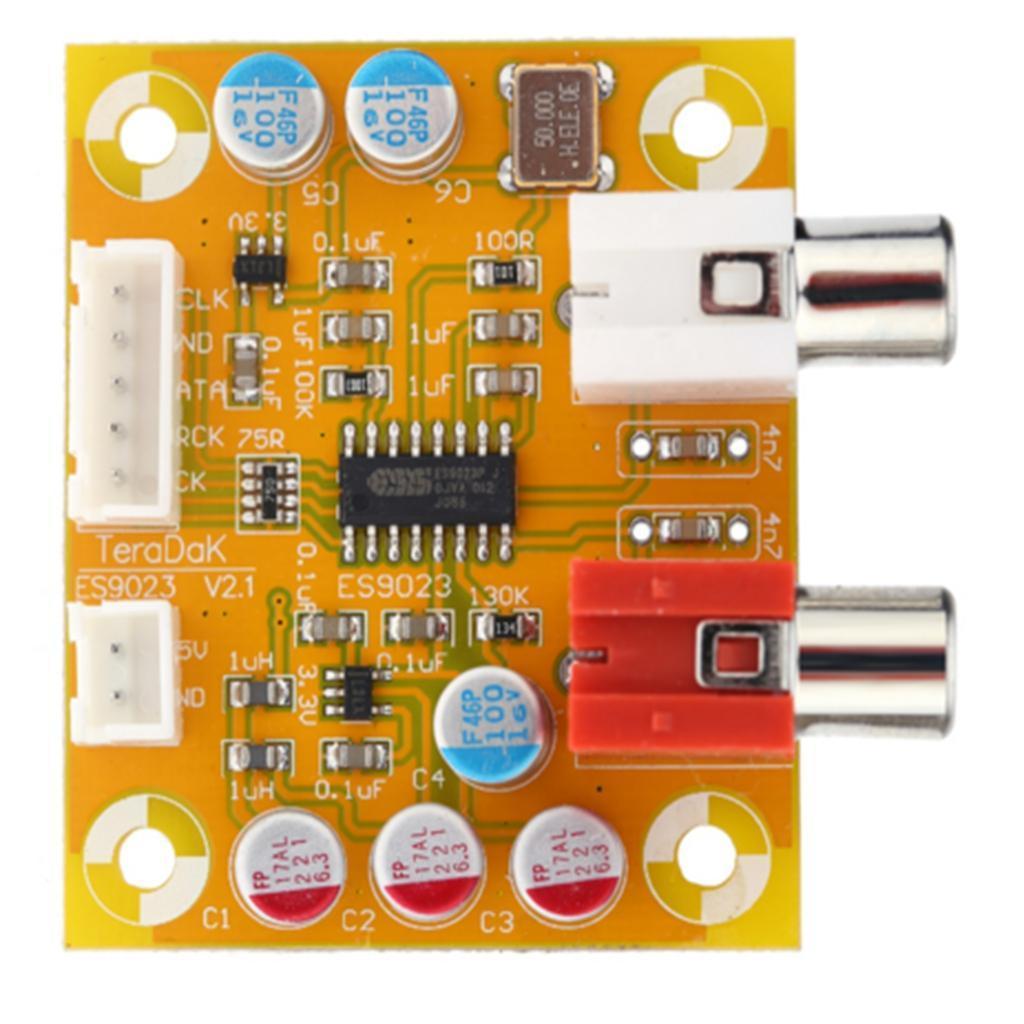 DAC Sabre ES9023 Analog I2S 24Bit 192KHz Decoder Board for Raspberry Pi