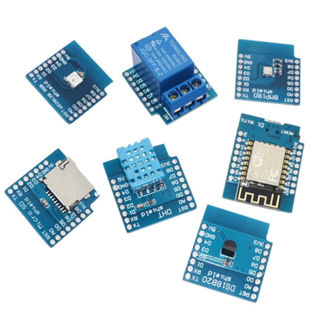 7pc D1 Mini Kit NodeMcu 4M Bytes Lua WiFi Development Board Base on ESP 12F