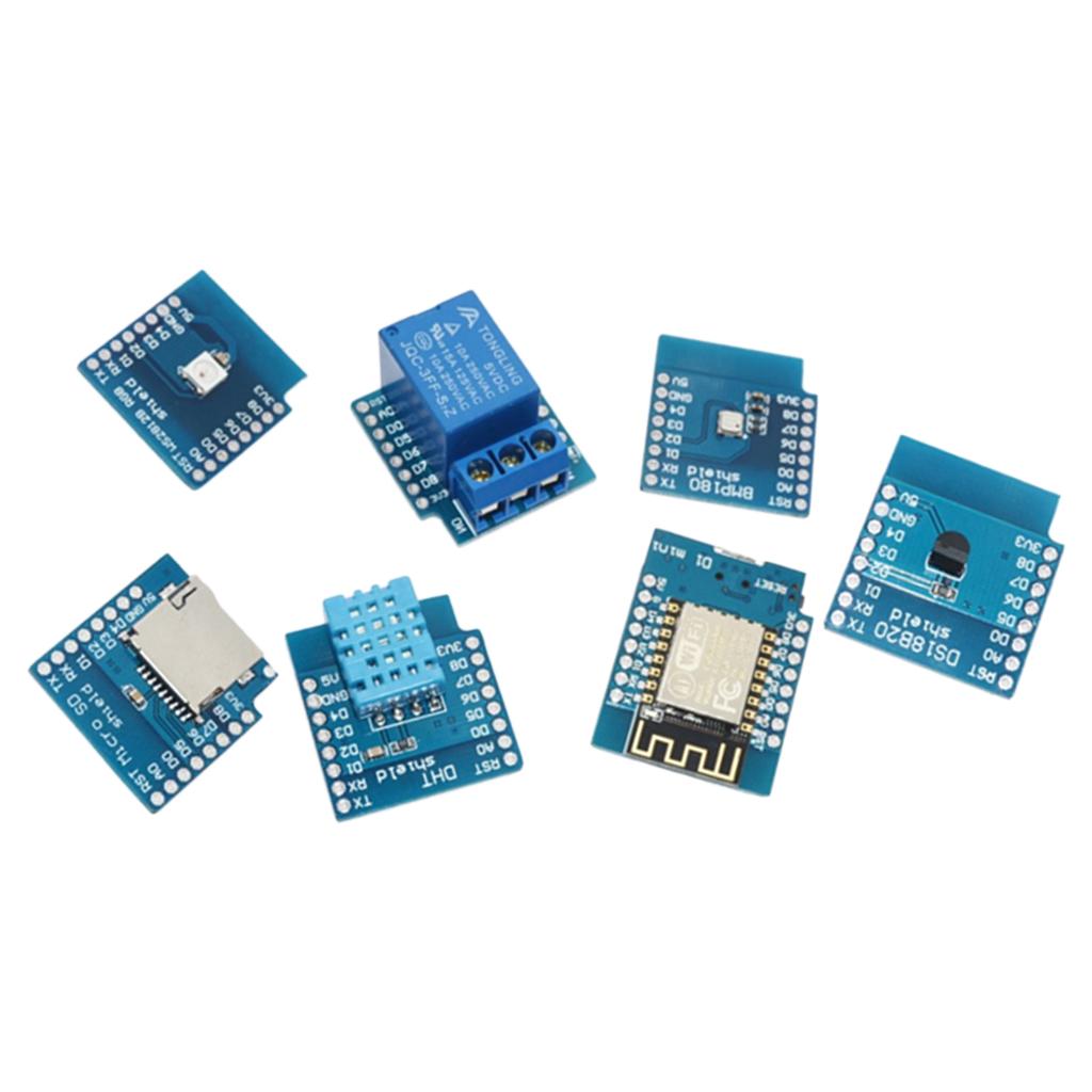 7pc D1 Mini Kit NodeMcu 4M Bytes Lua WiFi Development Board Base on ESP 12F