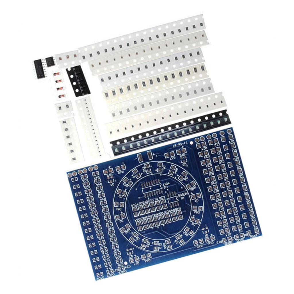 SMD Component Welding Practice Board Soldering Kit Resitor Diode Transistor