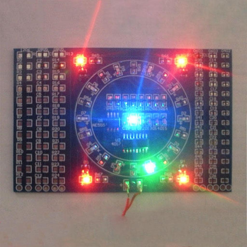 SMD Component Welding Practice Board Soldering Kit Resitor Diode Transistor