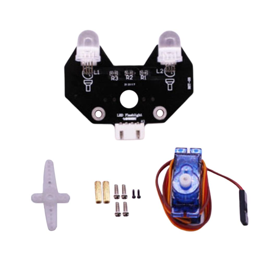5mm / 10mm RGB LED Module Brightness Light Board 10mm LED Light Servo Mount