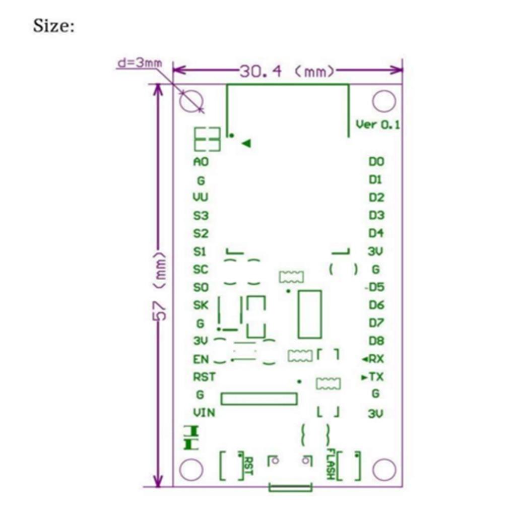 ESP8266 CH340 WIFI Lua Wireless Development Board Module NodeMcu Lua V3