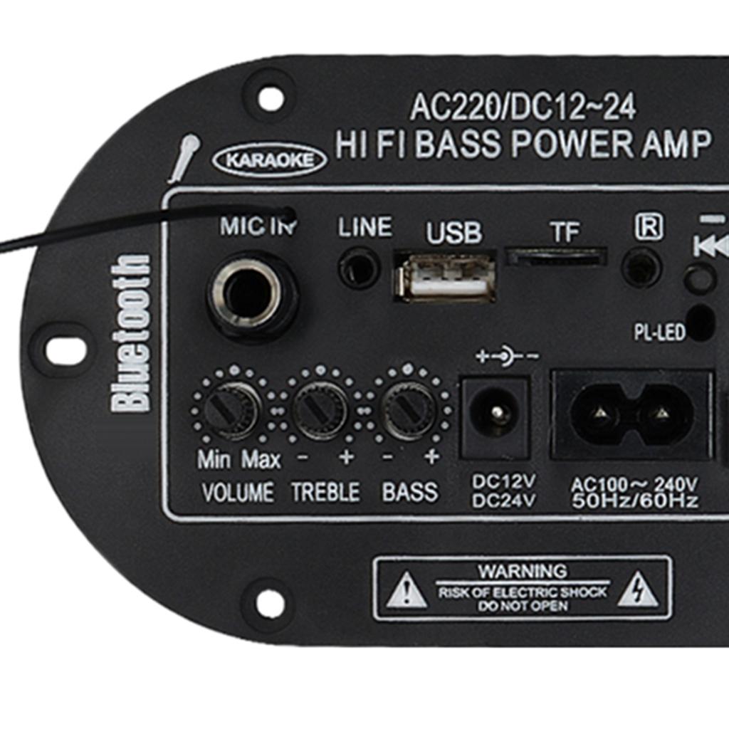 Digital Power Amp Built in Bluetooth Microphone Mono Power Amplifier Board