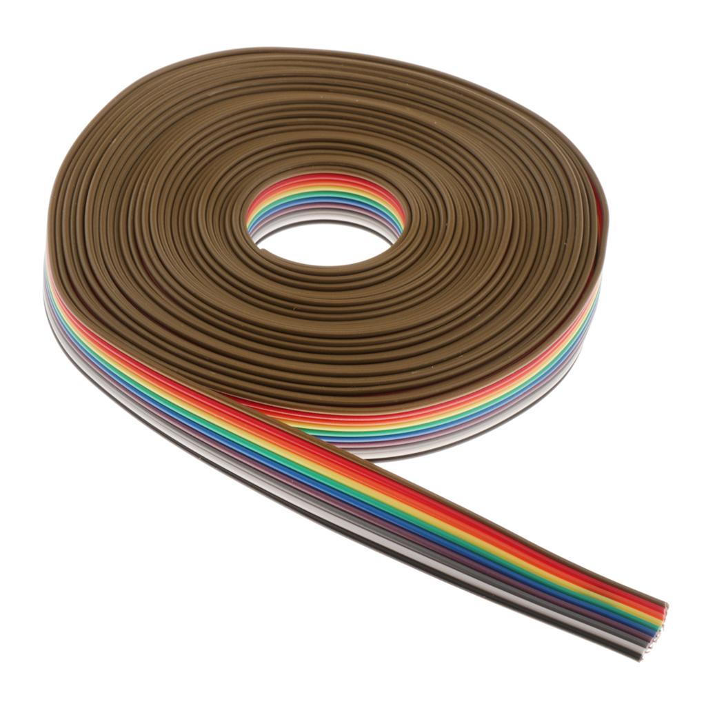 10P-Rainbow-Ribbon-Cable-5M-1CM