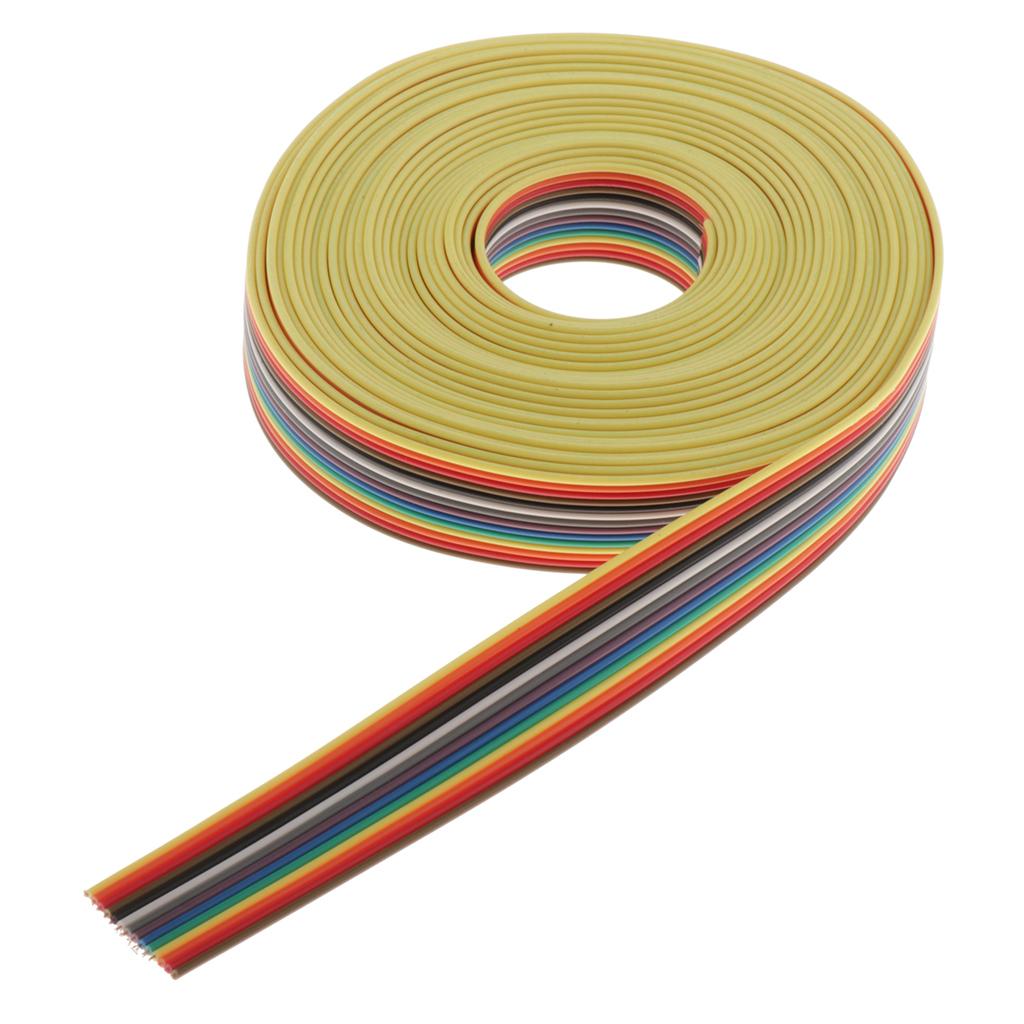 14P Rainbow Ribbon Cable 5M 1.5CM