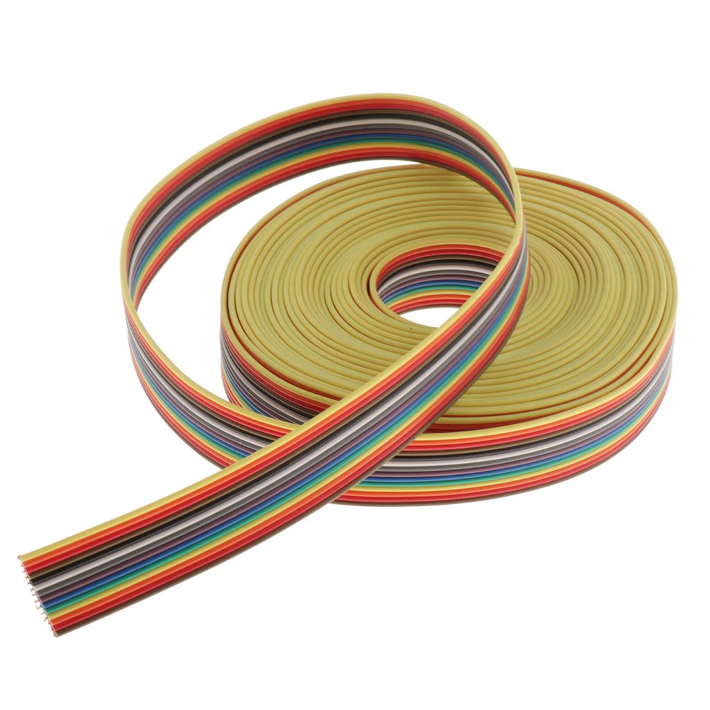 14P Rainbow Ribbon Cable 5M 1.5CM