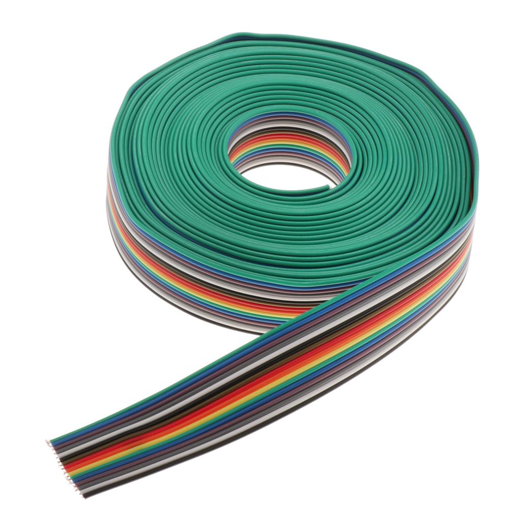 16P Rainbow Ribbon Cable 5M 2CM