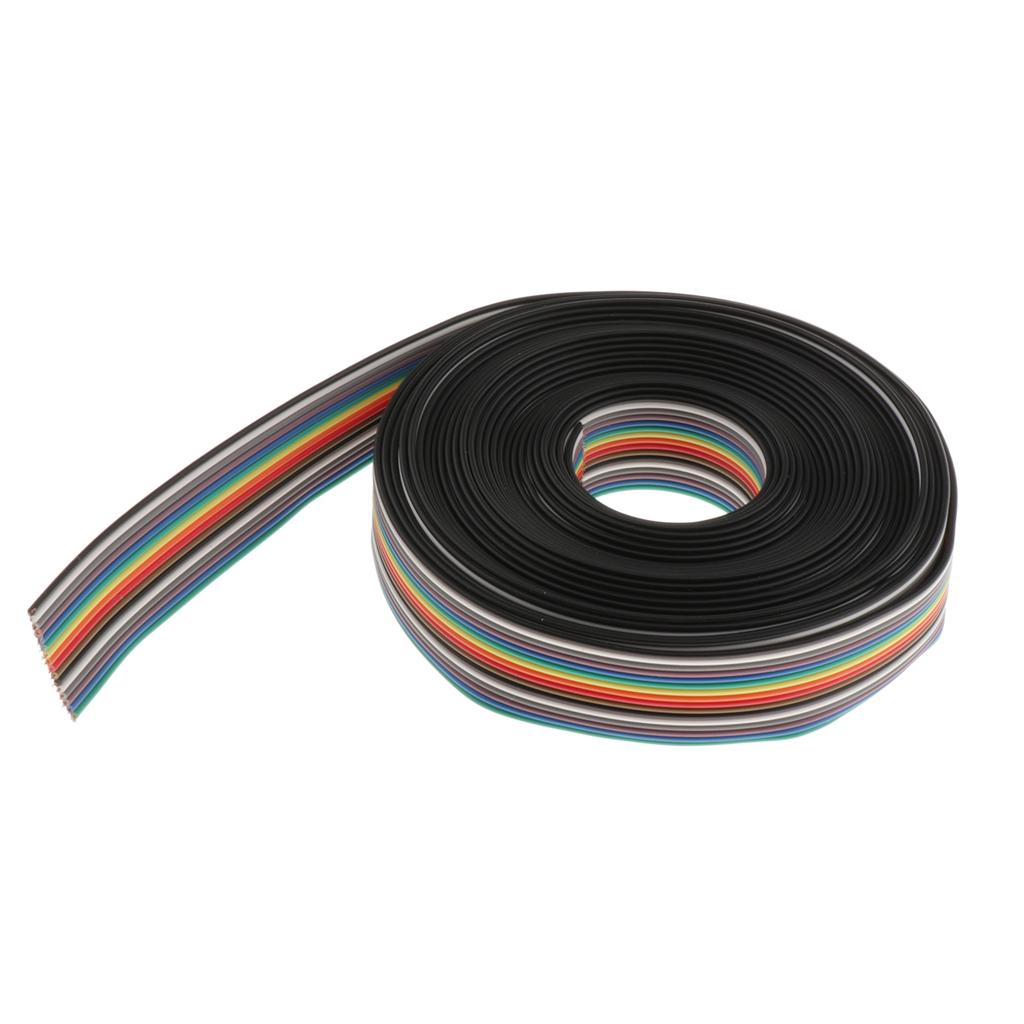 16P Rainbow Ribbon Cable 5M 2CM