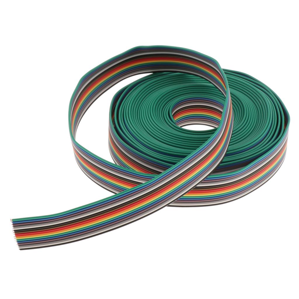 16P Rainbow Ribbon Cable 5M 2CM