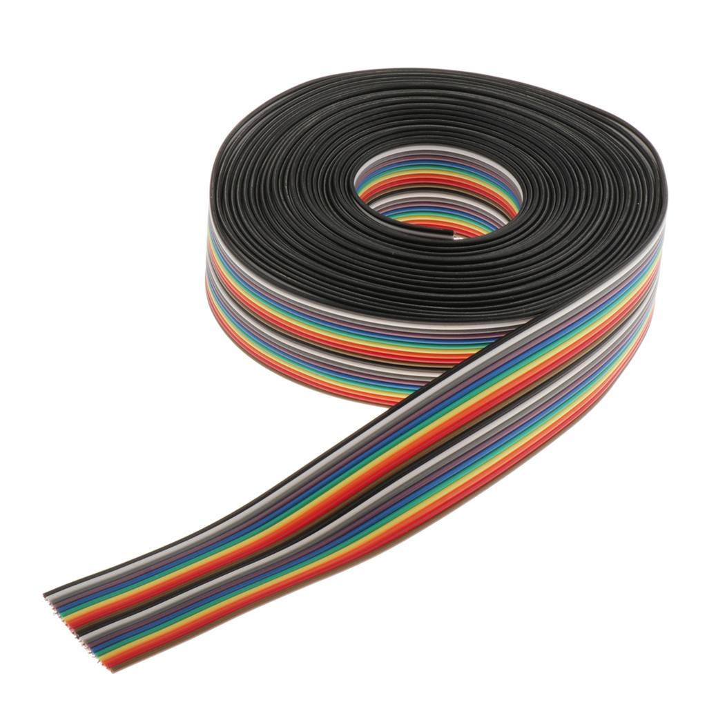 20P Rainbow Ribbon Cable 5M 2.5CM