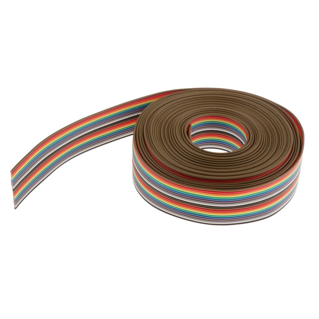 20P Rainbow Ribbon Cable 5M 2.5CM