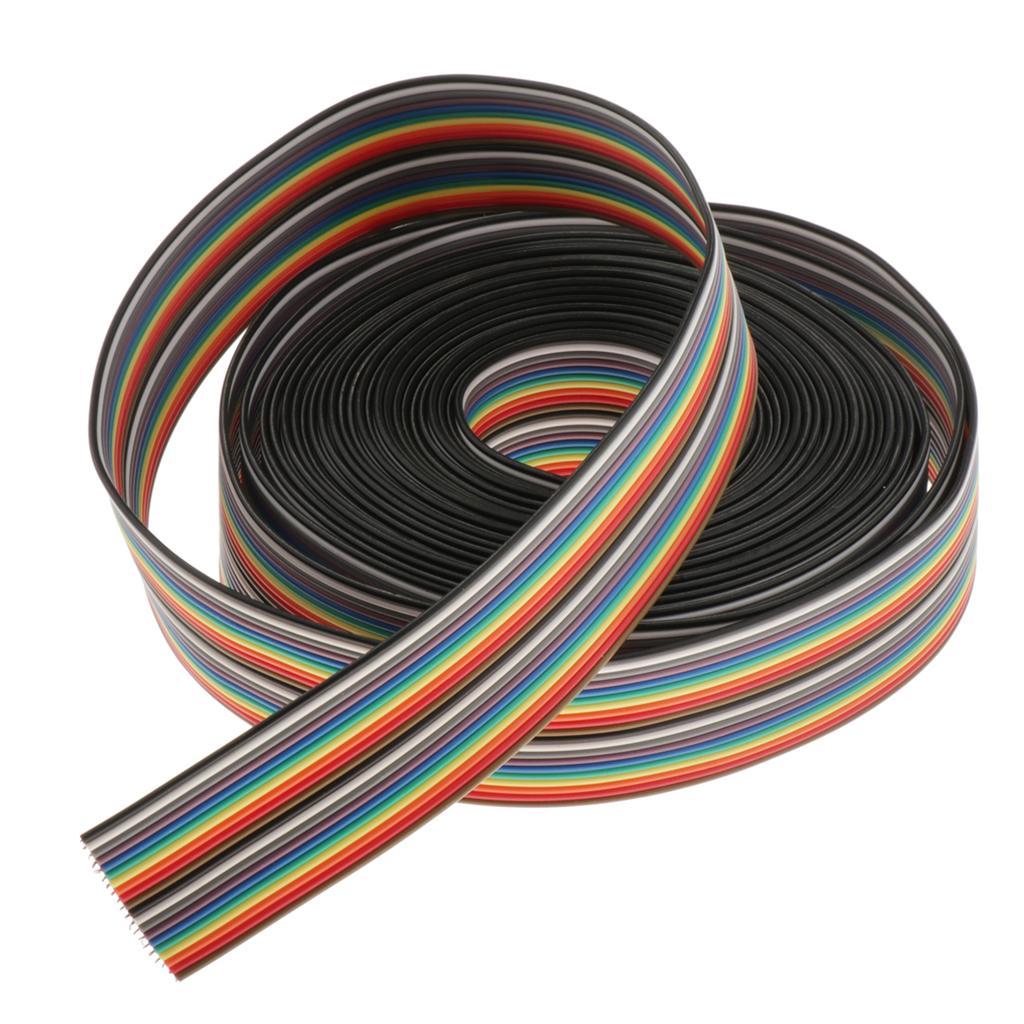 20P Rainbow Ribbon Cable 5M 2.5CM