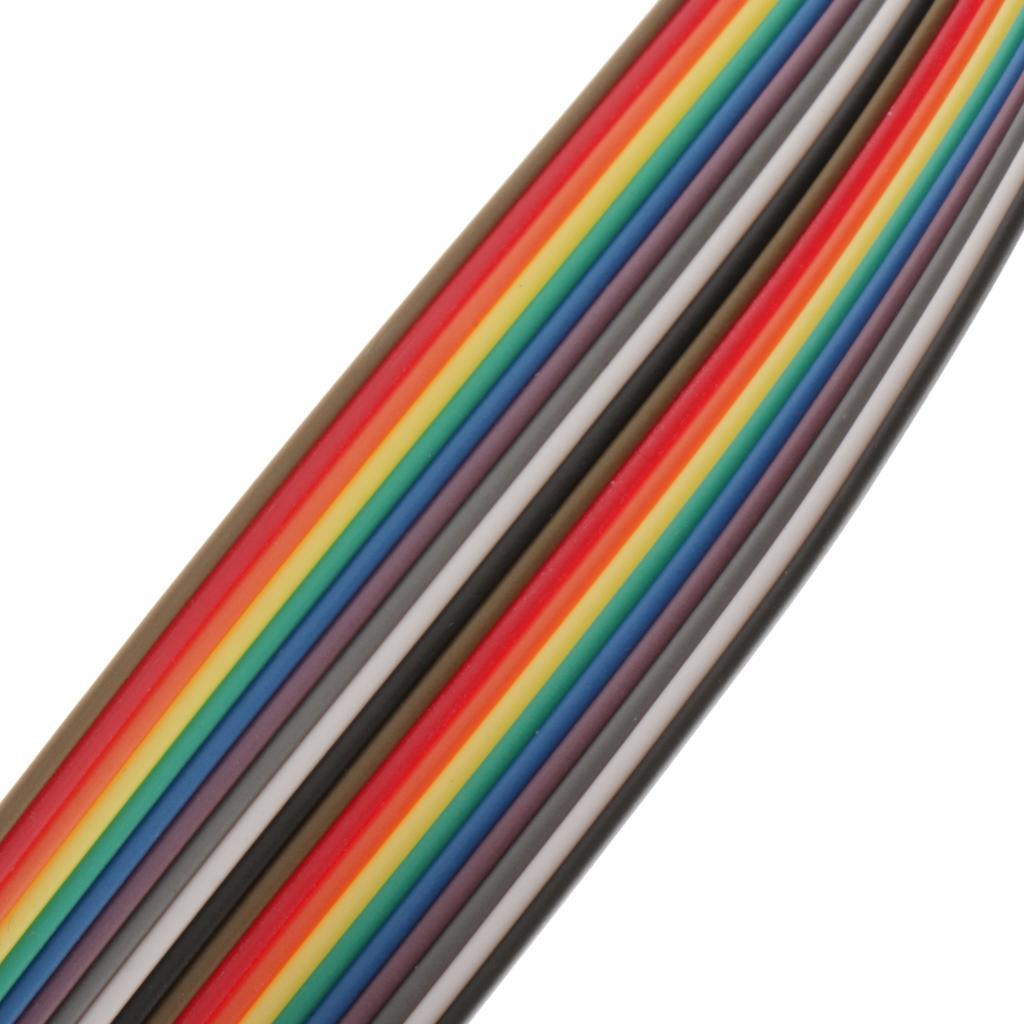 20P Rainbow Ribbon Cable 5M 2.5CM