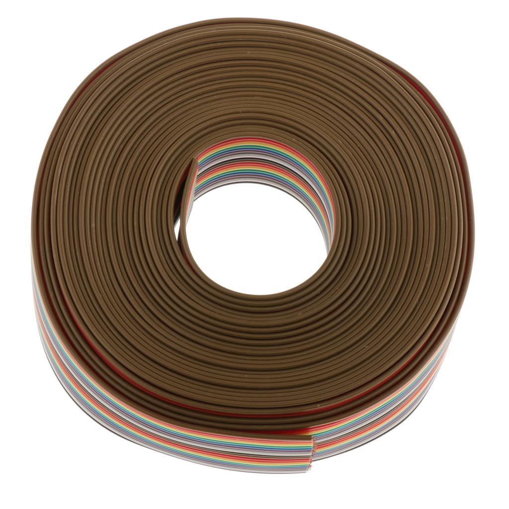 20P Rainbow Ribbon Cable 5M 2.5CM